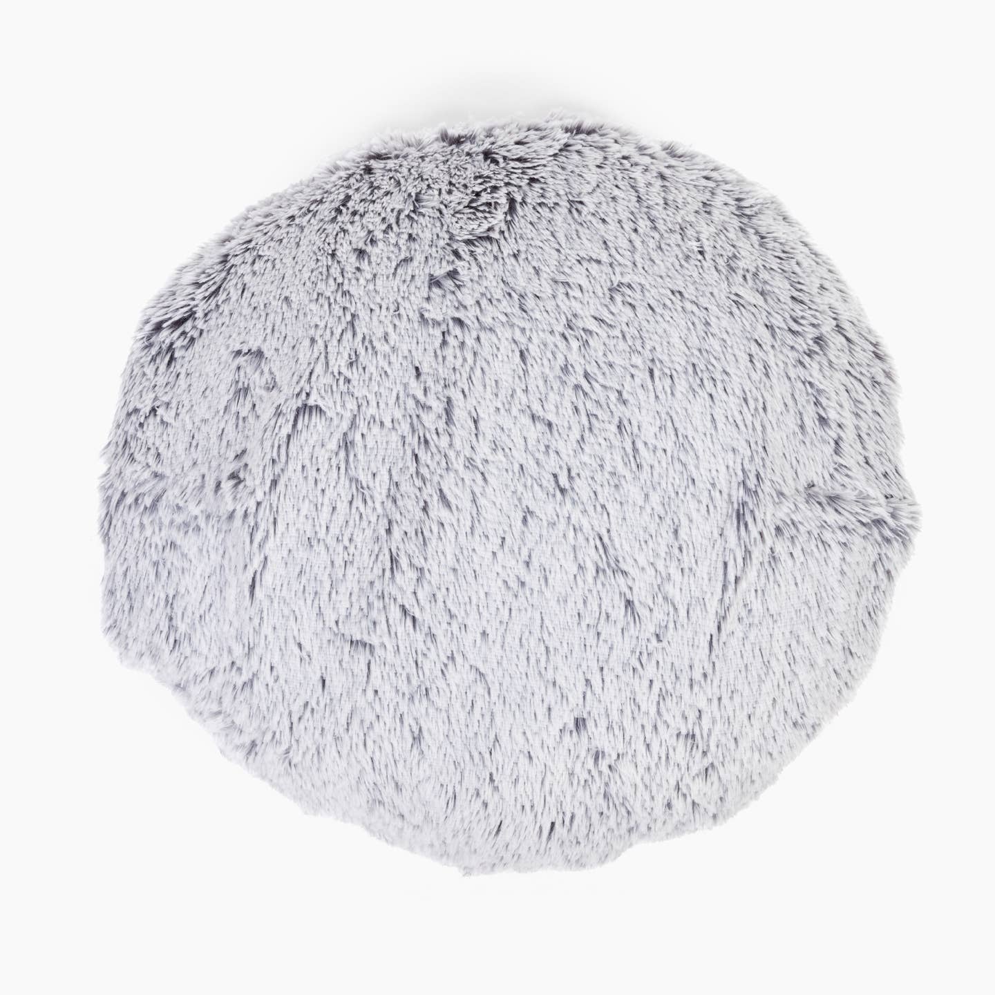 Gray Weighted Round Hug Pillow, 10lb with Hand Pocket