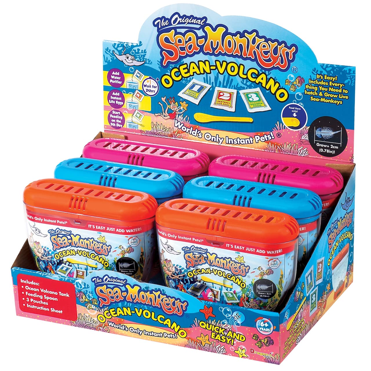 Sea Monkeys Ocean-Volcano