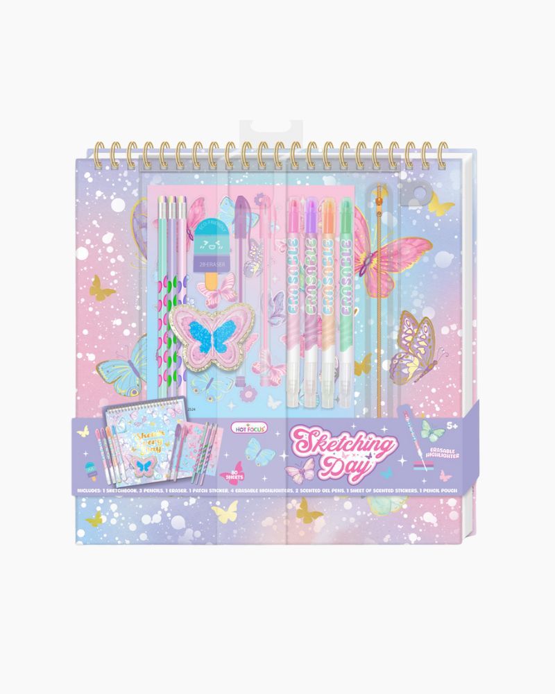 Mega Sketching Fun - Tie Dye Butterfly