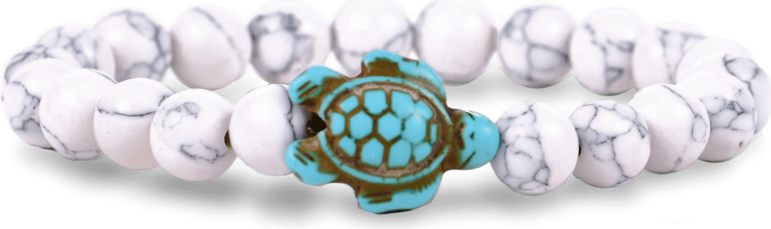 Fahlo Turtle Tracking Bracelet - GLOW IN THE DARK (Aqua)