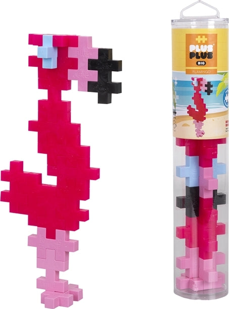Plus-Plus BIG 15 pc Tube - Flamingo