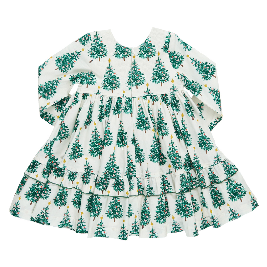 Festive Forest Spencer Dress Back