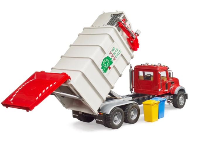 Mack Granite Side-Loading Garbage Truck