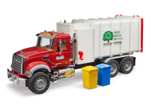 Mack Granite Side-Loading Garbage Truck