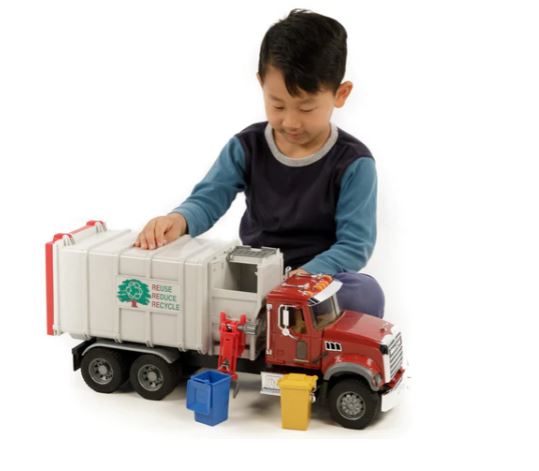 Mack Granite Side-Loading Garbage Truck