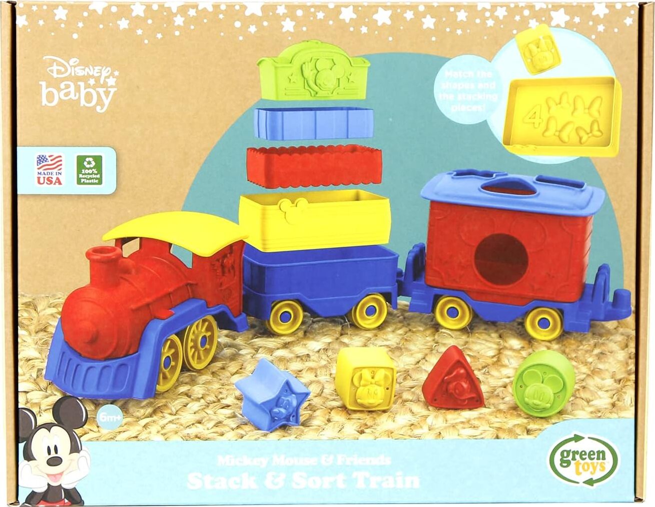 Mickey Mouse and Friends Stack and Sort Train