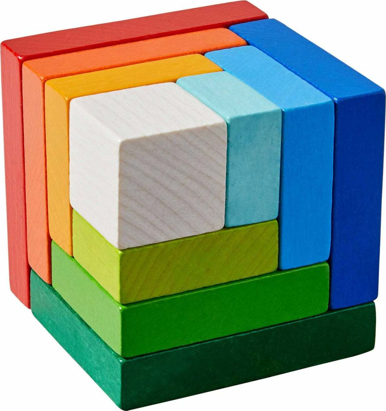 3D Rainbow Cube Arranging Game