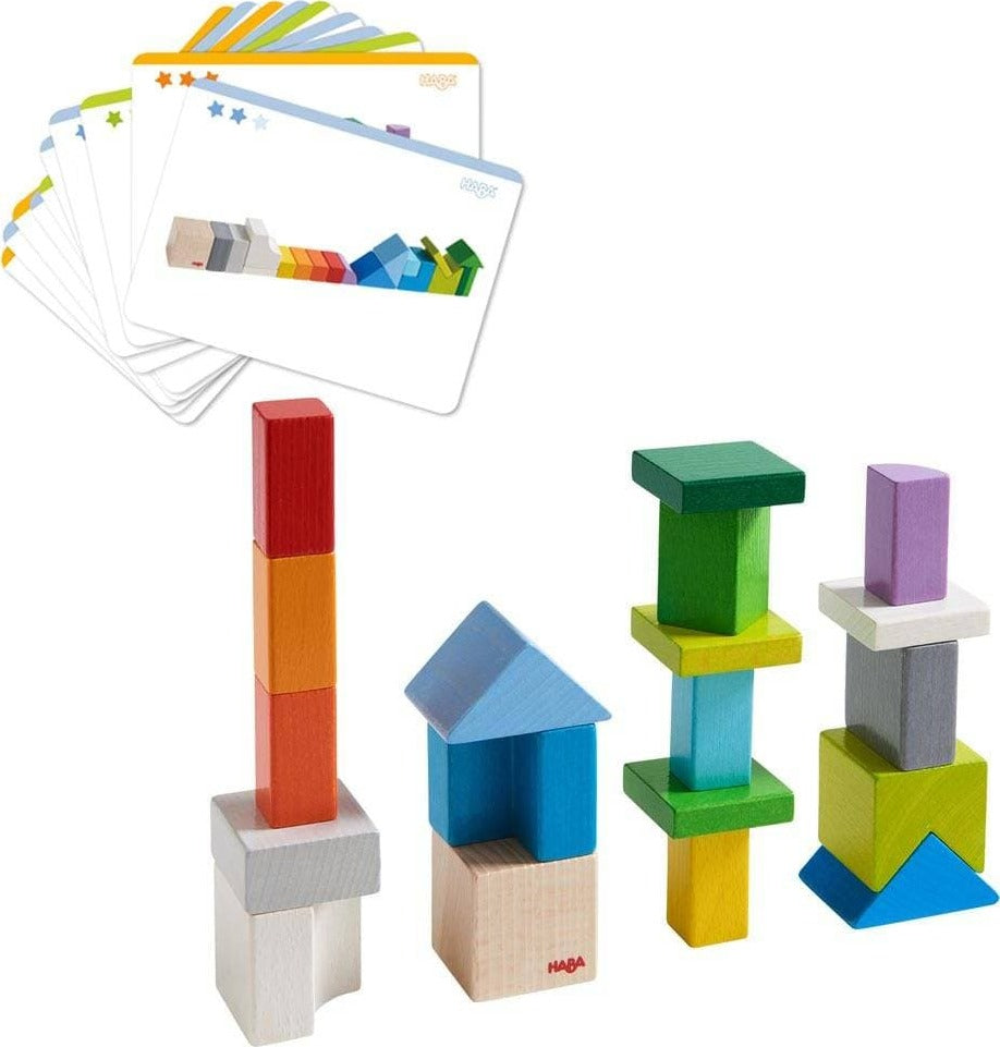 Chromatix 3D Arranging Game Wooden Building Blocks