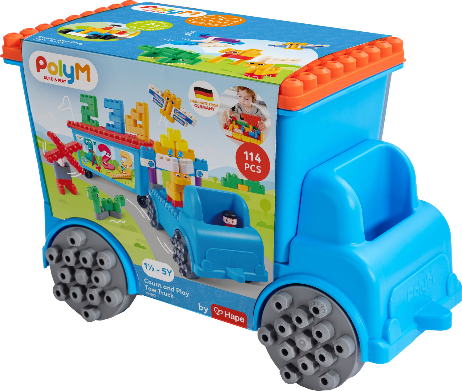 PolyM Count and Play Tow Truck