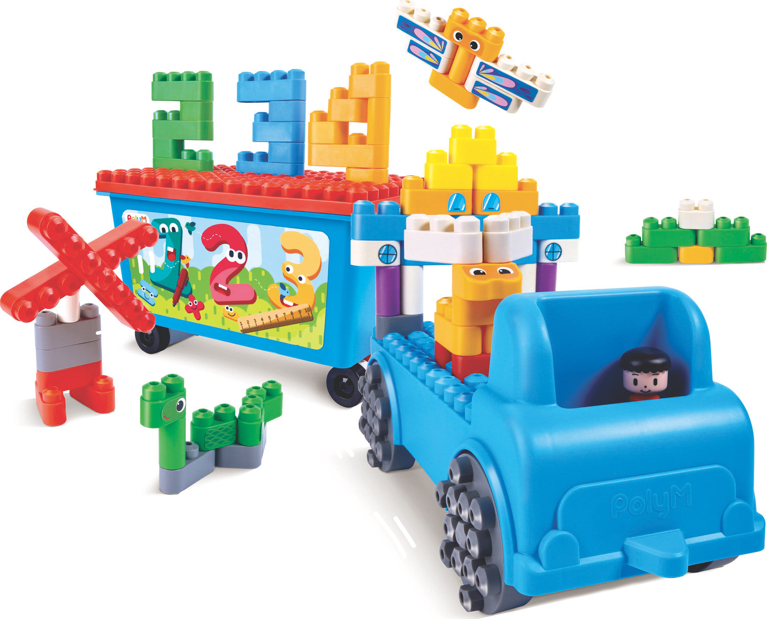 PolyM Count and Play Tow Truck
