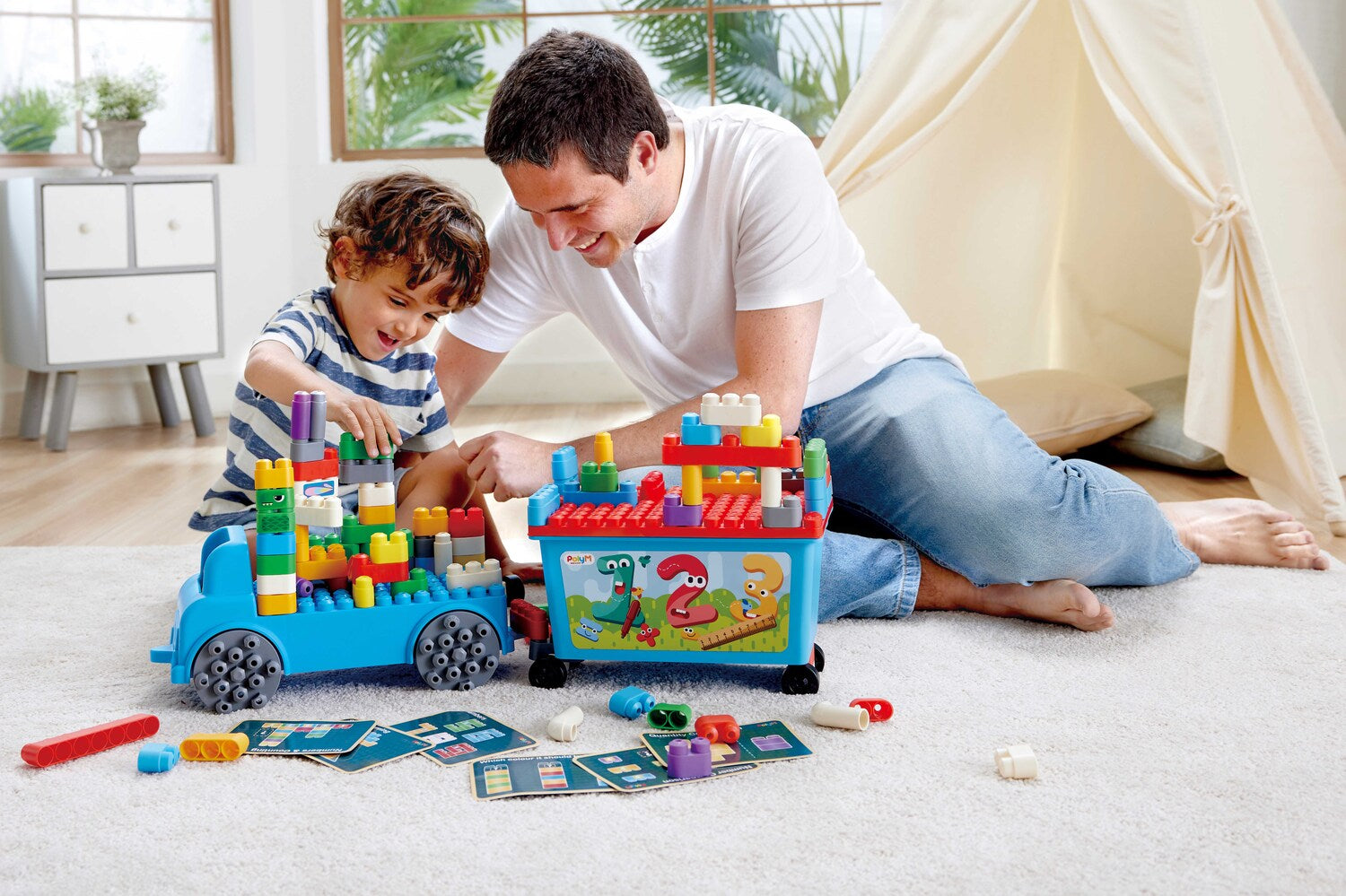 PolyM Count and Play Tow Truck