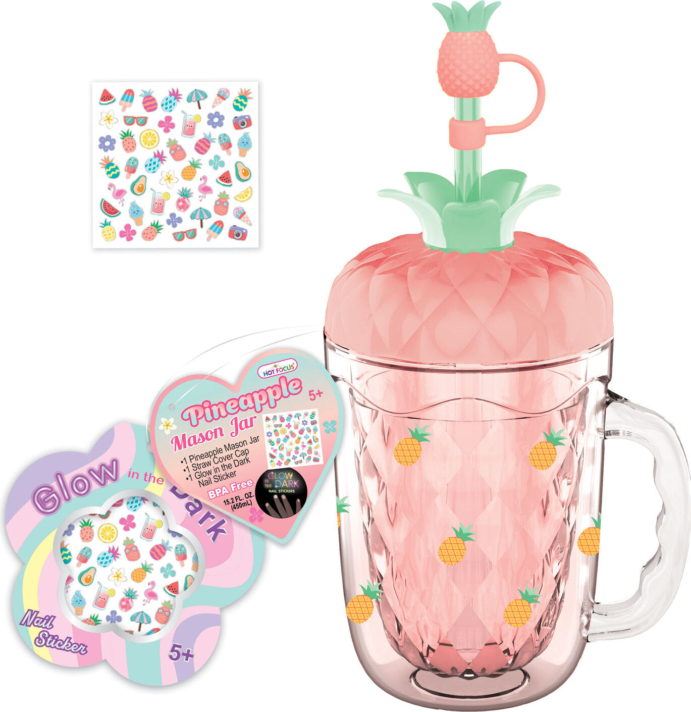 Pineapple Mason Jar, Pineapple