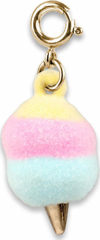 Gold Cotton Candy Charm