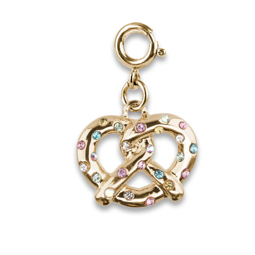 Gold Pretzels Charm