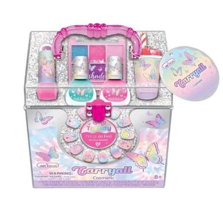 Carry All Cosmetic - Tie Dye Butterfly