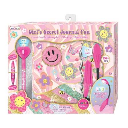 Girl's Secret Journal Fun - Groovy Flower