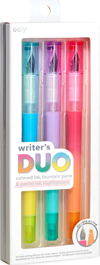 Writer's Duo Fountain Pen and Highlighter