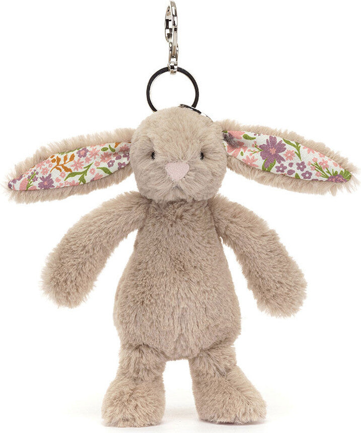 Blossom Beige Bunny 'Petal' Bag Charm