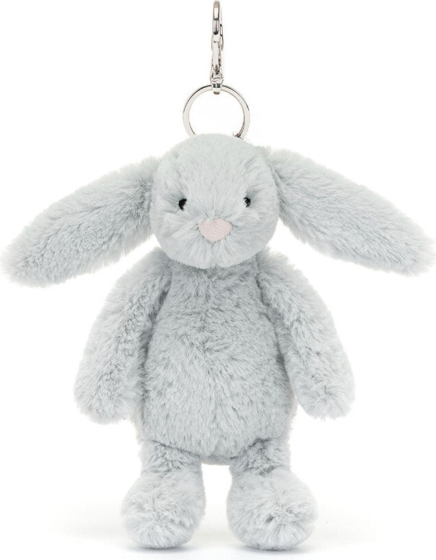 Bashful Silver Bunny Bag Charm