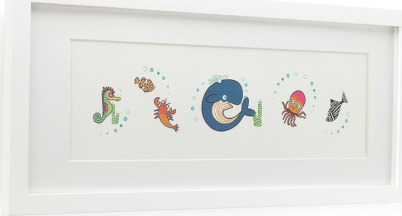 Sea Tails Framed Print