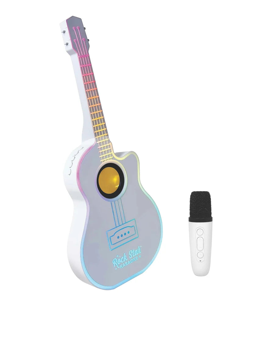 Rock Star Karaoke Guitar Speaker & Mic Set