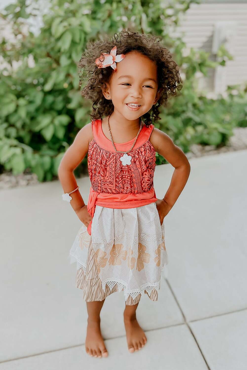 Island Princess with Hair Clip - 1-3 Years (S)