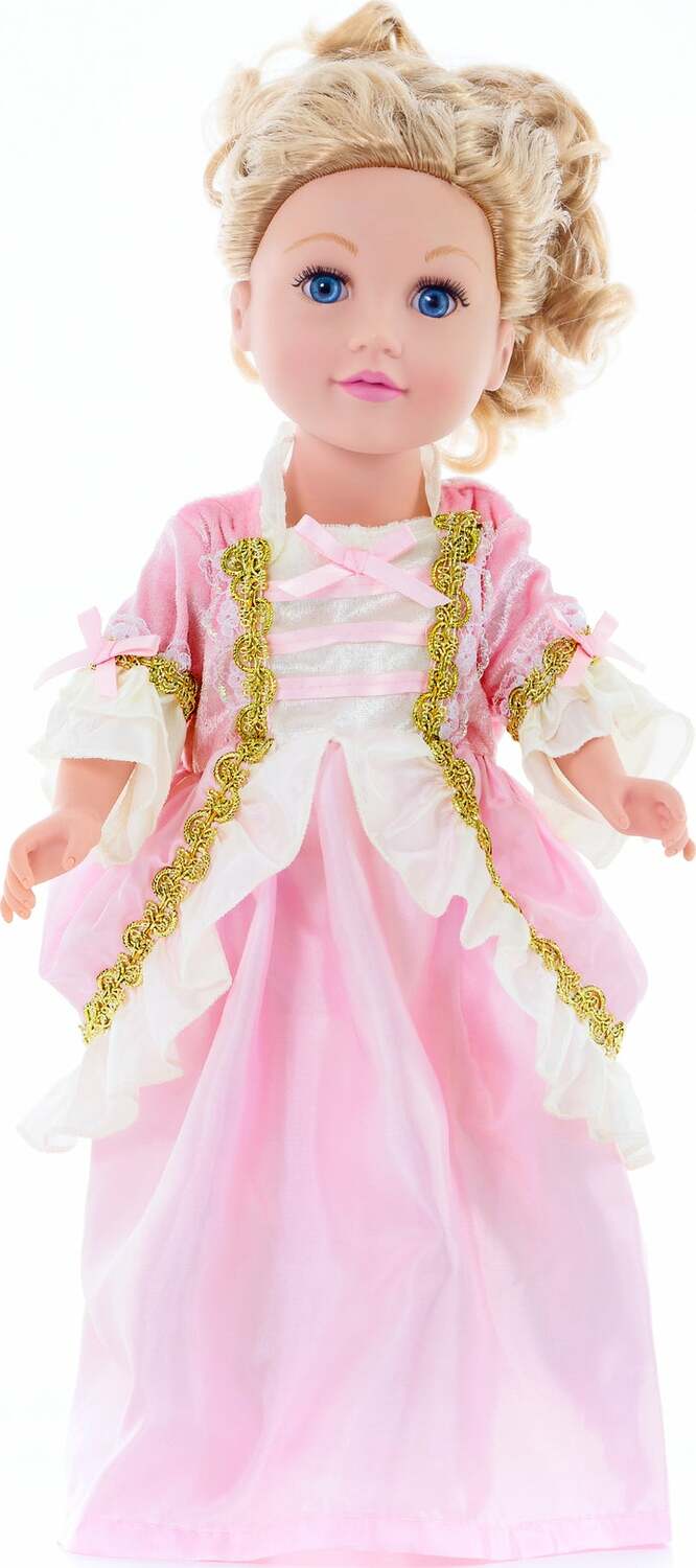 Doll Dress Pink Vintage Princess - Ages 3+