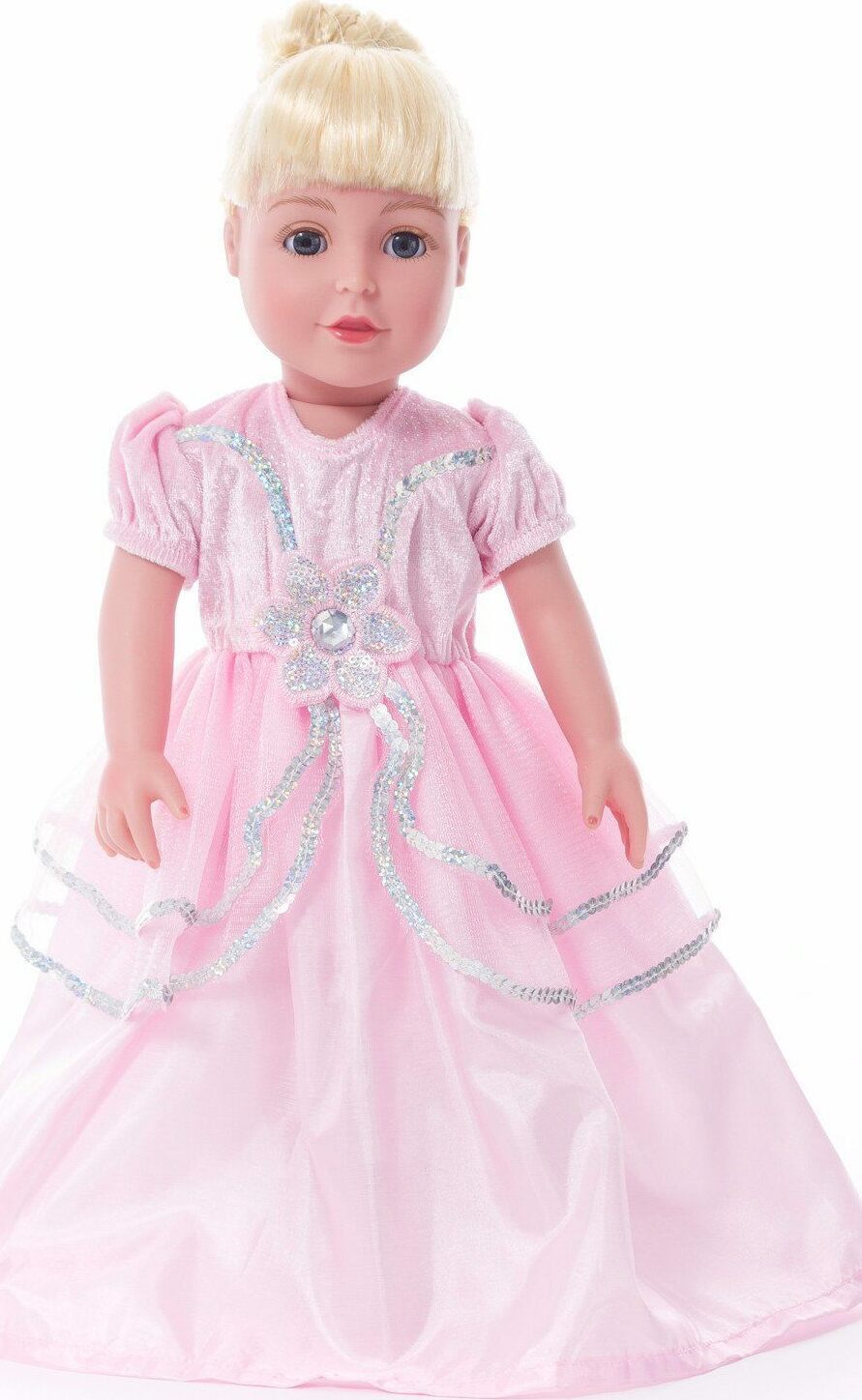 Doll Dress Royal Pink Princess - Ages 3+