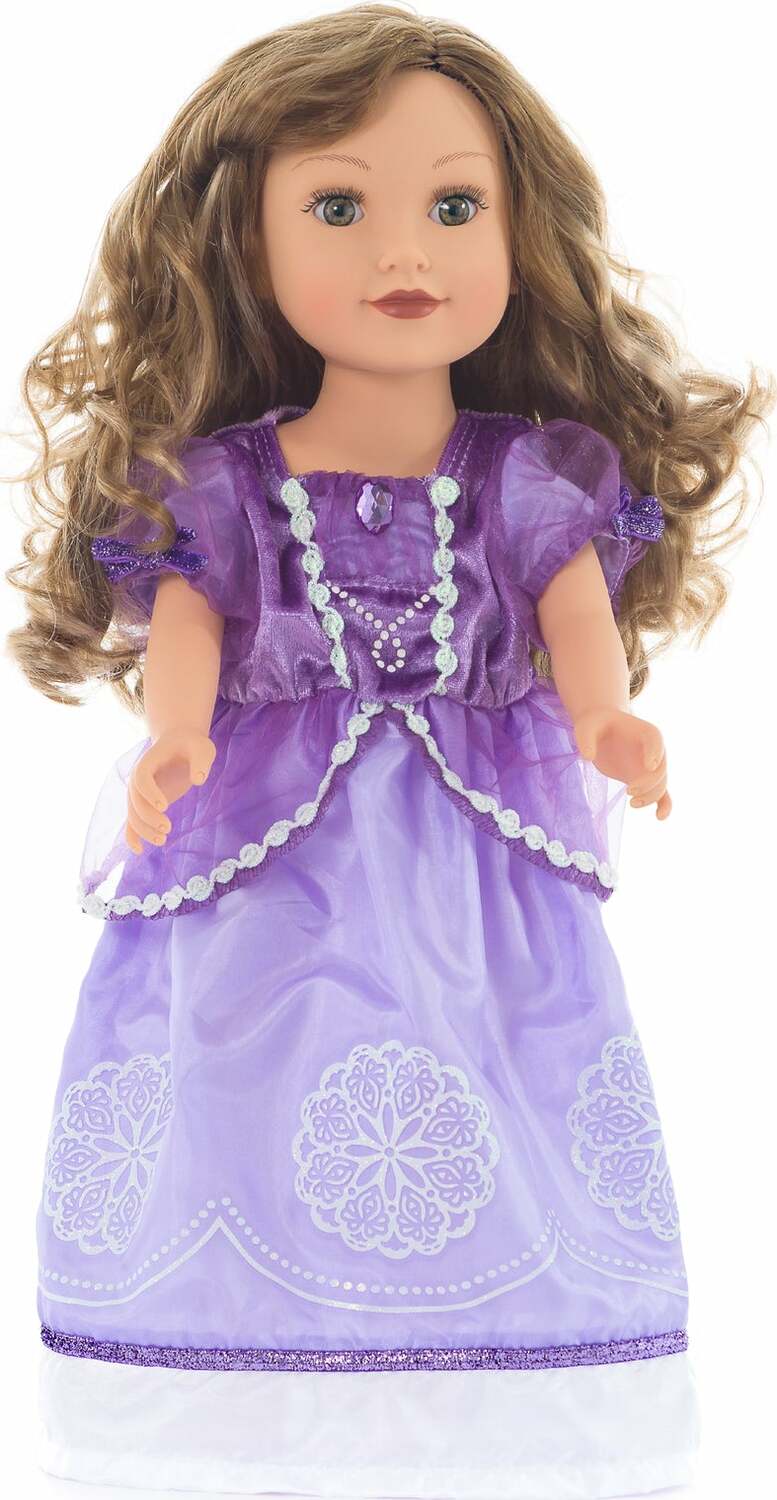 Doll Dress Purple Amulet Princess - Ages 3+