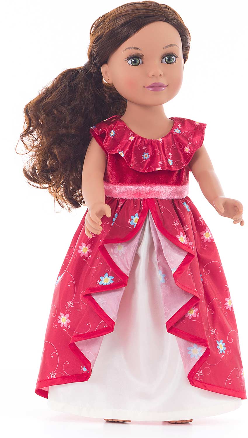 Doll Dress Ruby Princess - Ages 3+