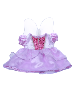 Purple "Cinderella" Dress w/ Wings (16")