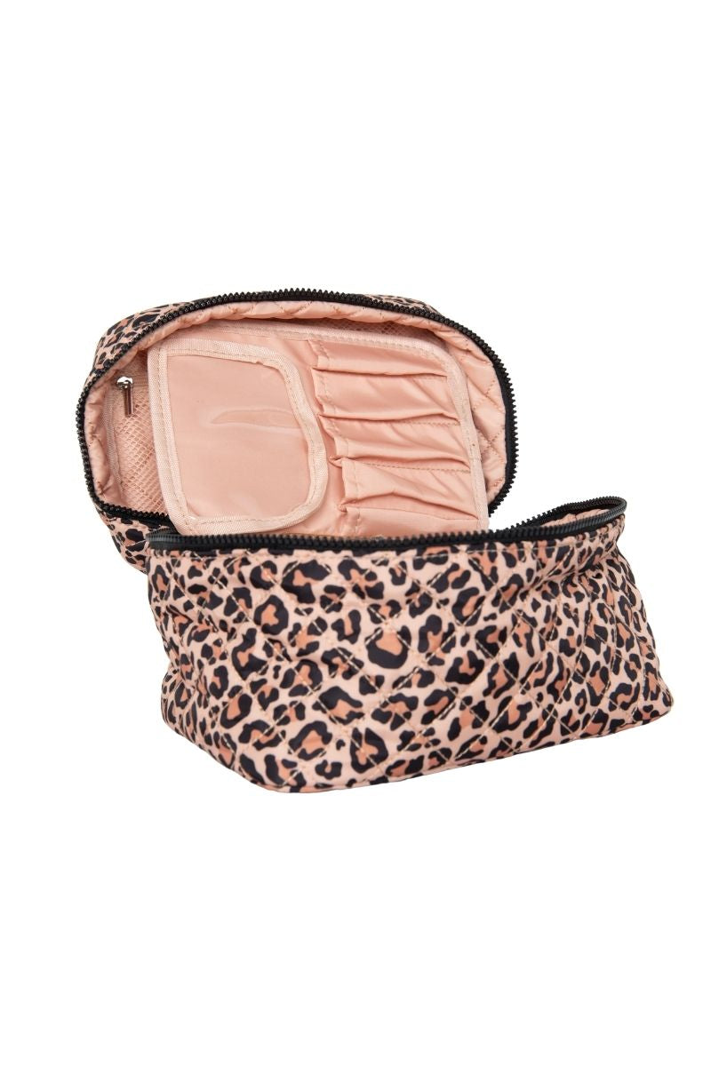 Lepard Print Cosmetic Bag
