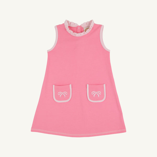 Lizzie's Luxe Leisure Dress - Romany Rose with Palm Beach Pink
