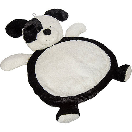 Black & White Puppy Baby Mat-31x23"