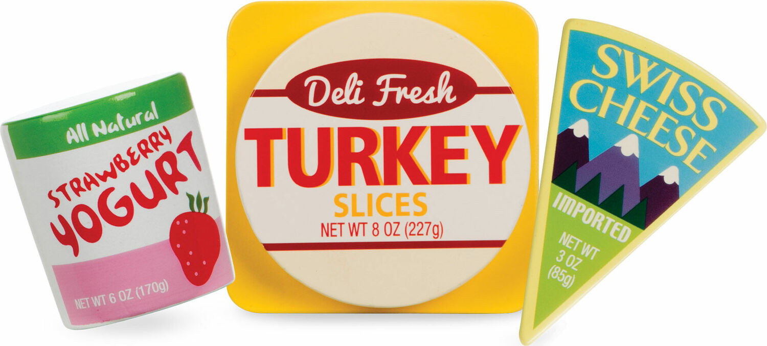 Fridge Food Set - Wooden Play Food