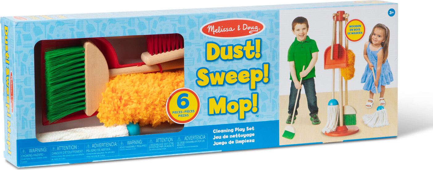 Let's Play House! Dust! Sweep! Mop!