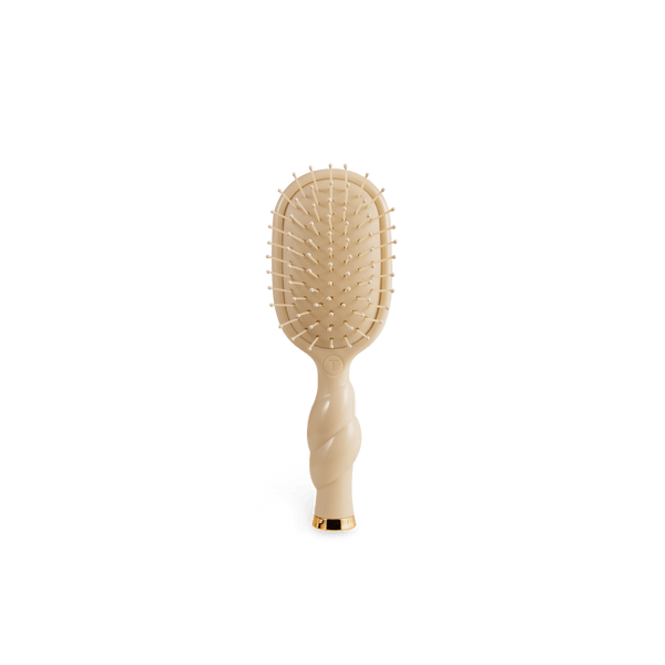Mini Detangler Hair Brush Medium Hair Tan - Teletie