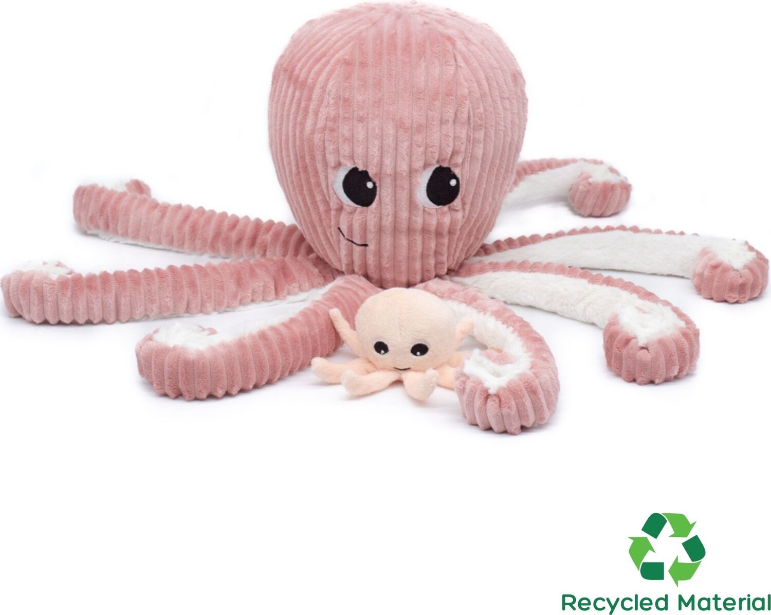 Octopus Mom and Her Baby (Pink)
