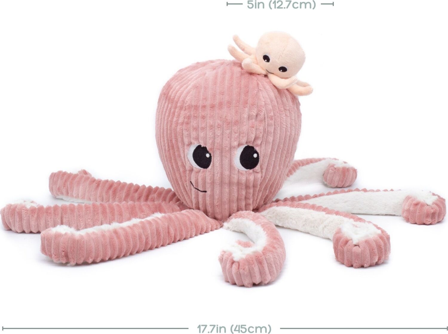 Octopus Mom and Her Baby (Pink)