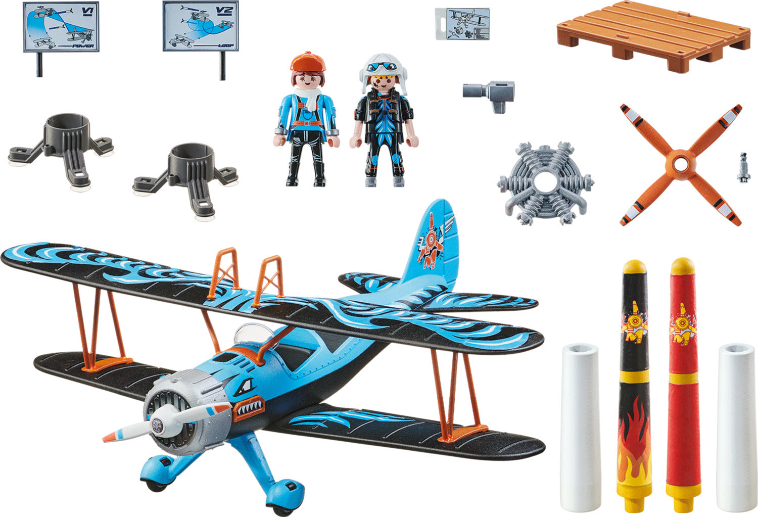 Playmobil Air Stunt Show Phoenix Biplane