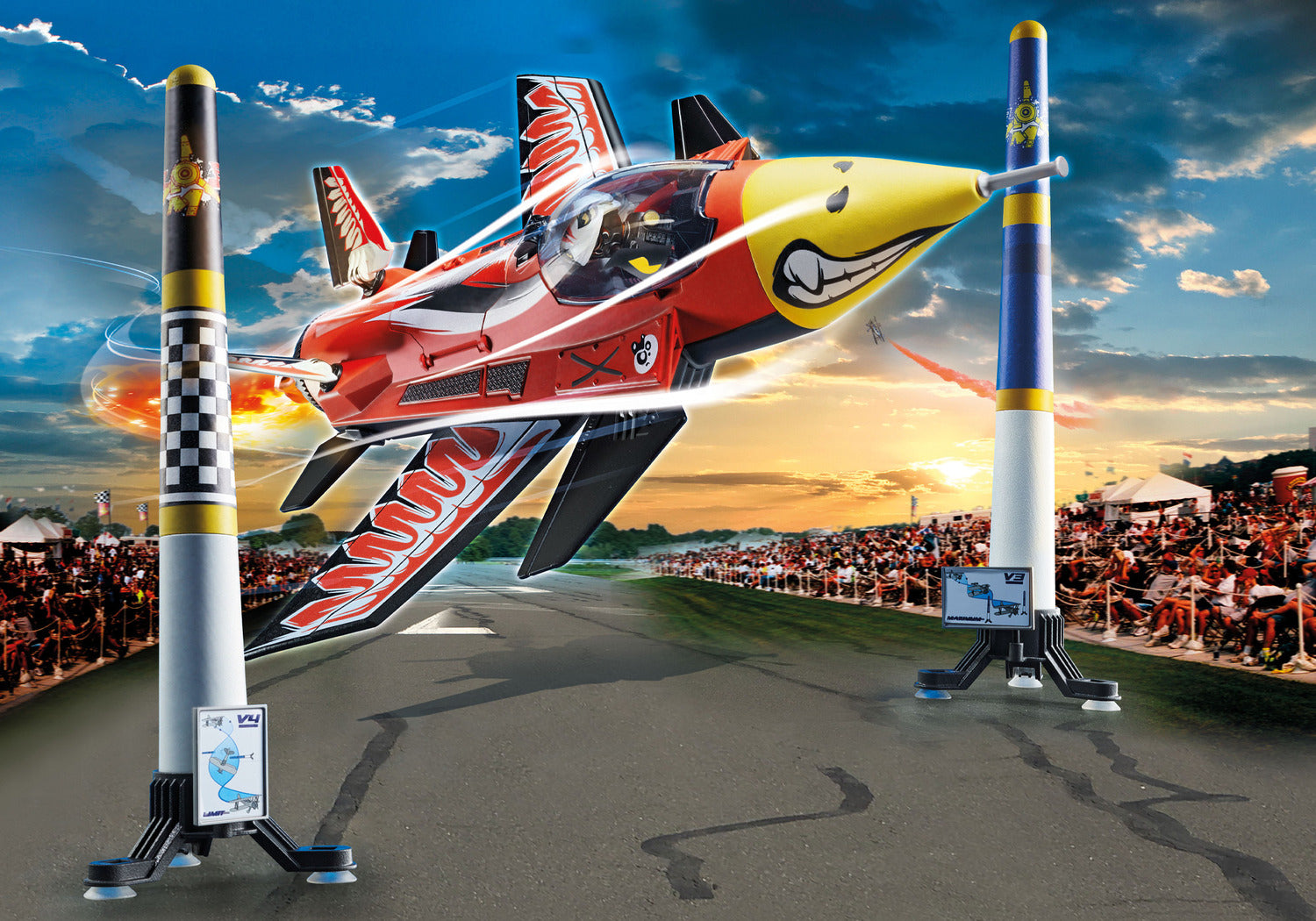 Playmobil Air Stunt Show Eagle Jet