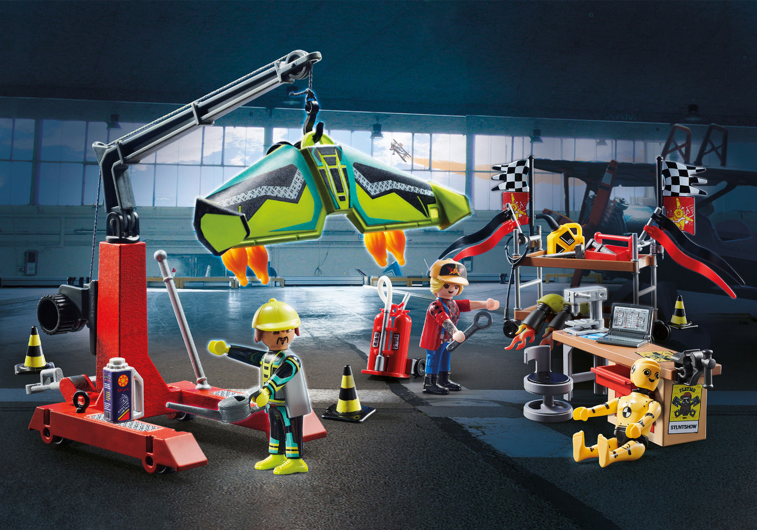 Playmobil Air Stunt Show Service Station
