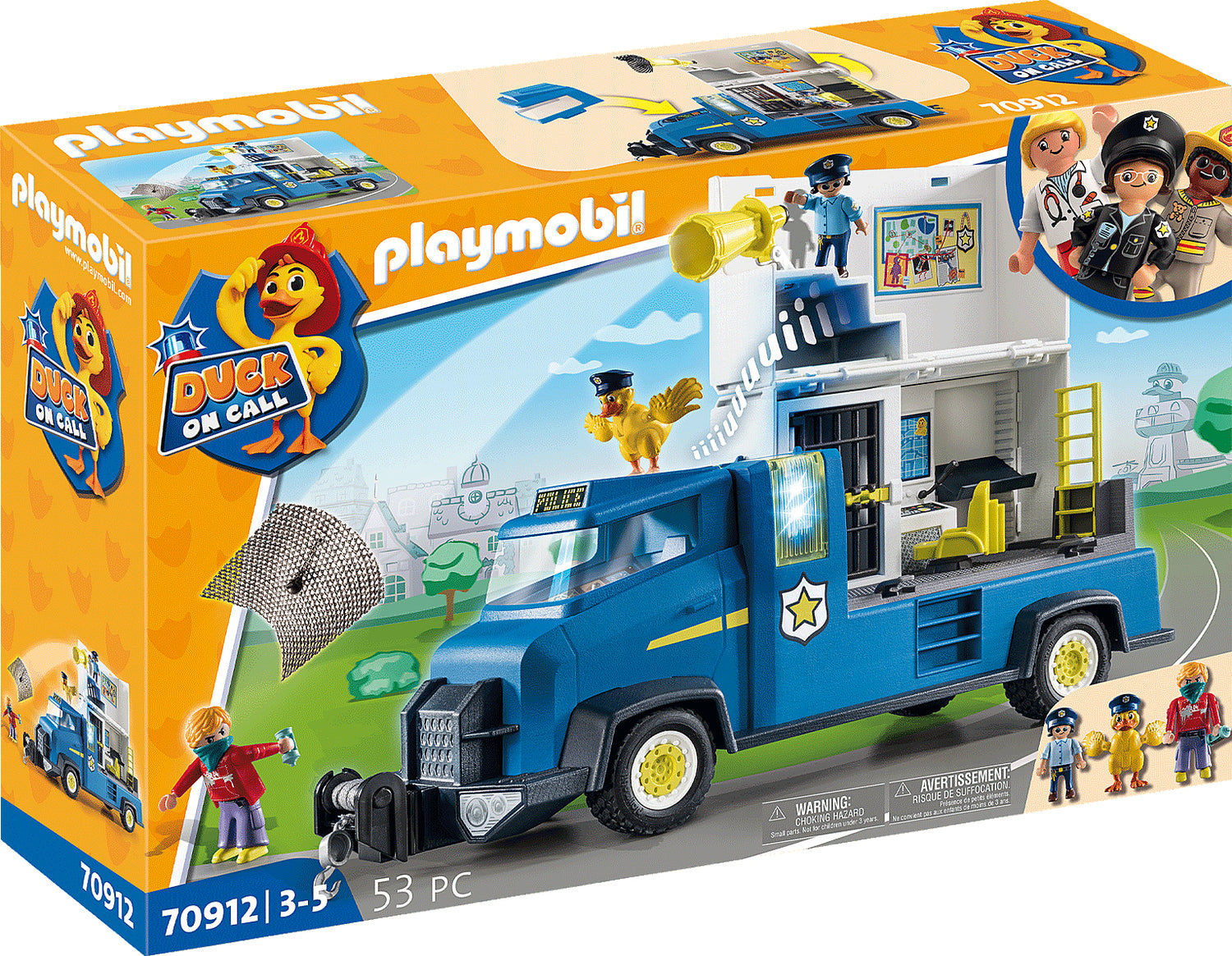 Playmobil DUCK ON CALL - Police Truck