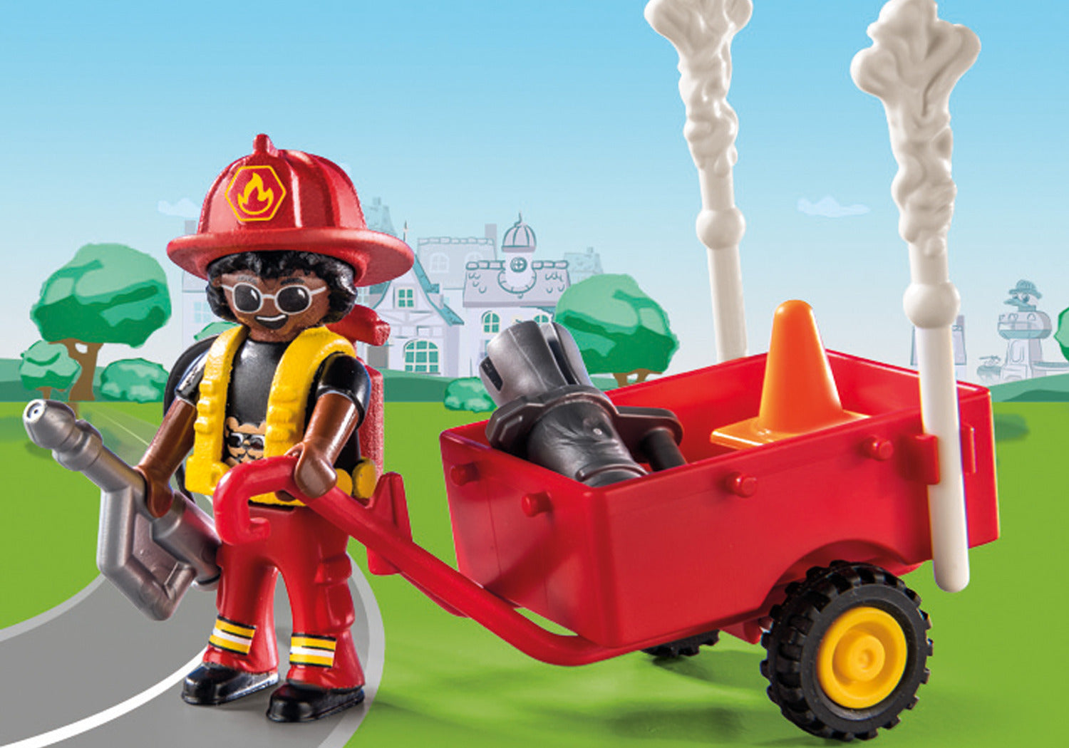 Playmobil DUCK ON CALL - Fire Rescue Action: Cat Rescue