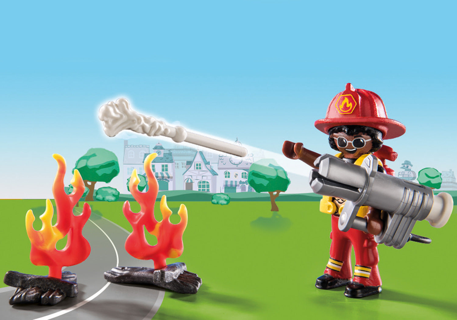 Playmobil DUCK ON CALL - Fire Rescue Action: Cat Rescue