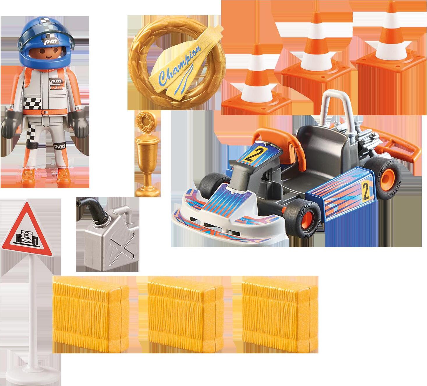 Playmobil Go-Kart Racer Gift Set