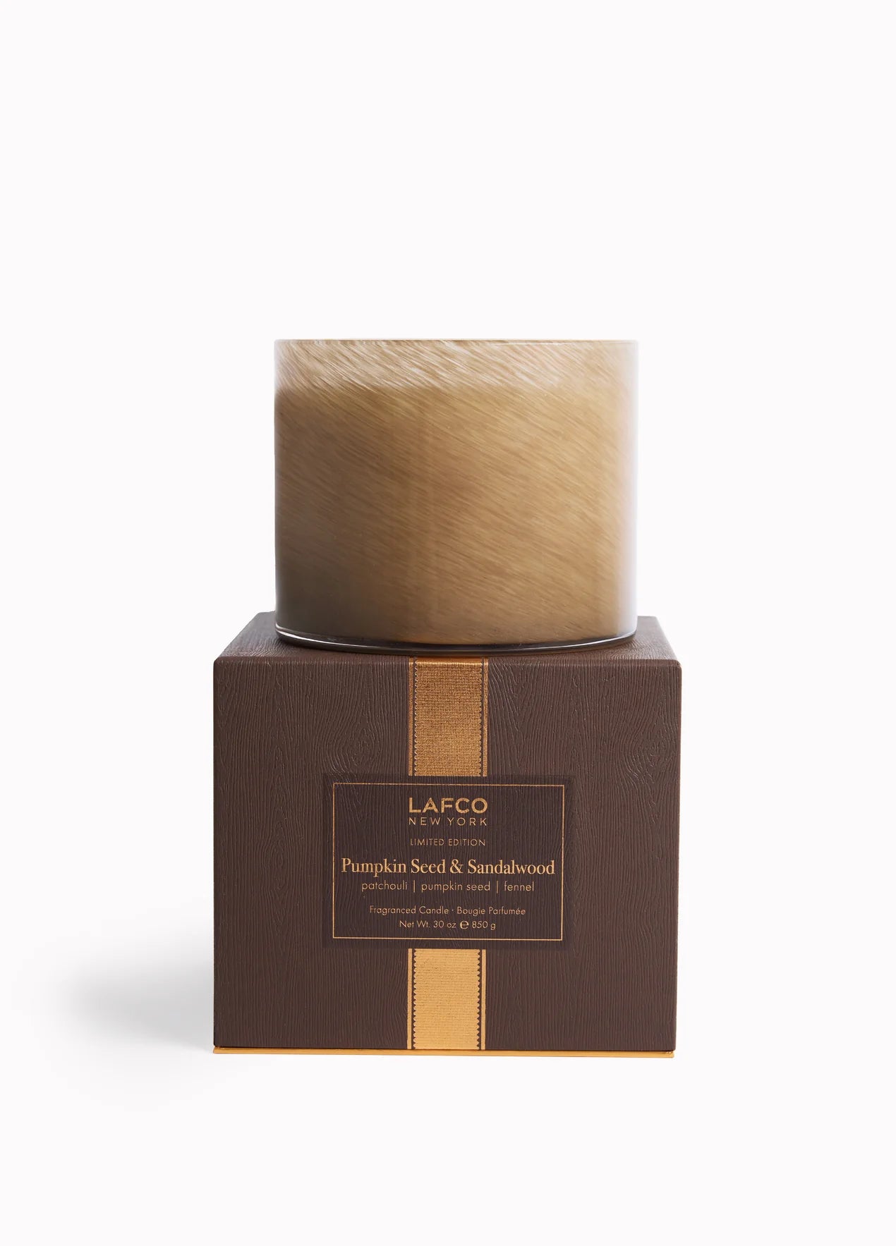 Pumpkin Seed & Sandalwood  3-Wick Candle