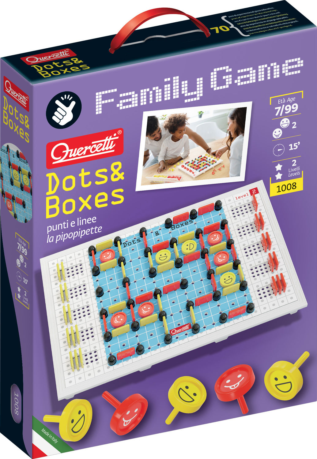 Dots & Boxes family game