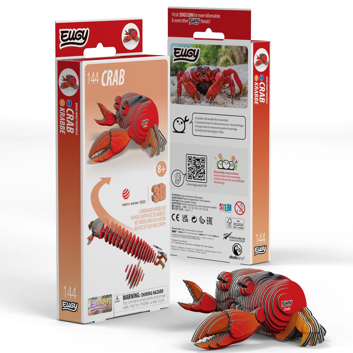 EUGY Crab 3D Puzzle