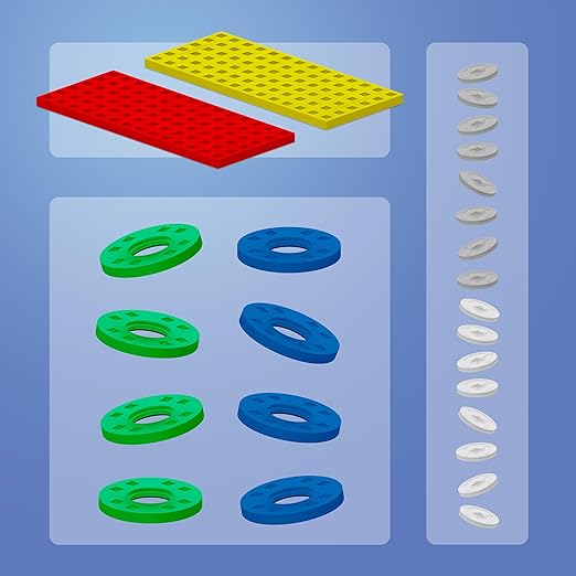 Plus-Plus Accessory Pack - Red & Yellow